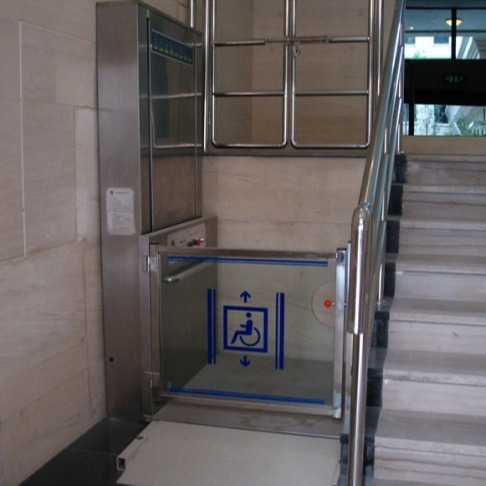秦皇岛市无障碍平台 残疾人小型电梯 家用垂直式升降梯