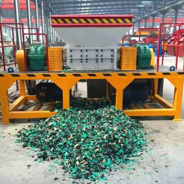 川绮选矿建筑垃圾撕碎机 破碎生活垃圾撕碎机 大型塑料撕碎机400型