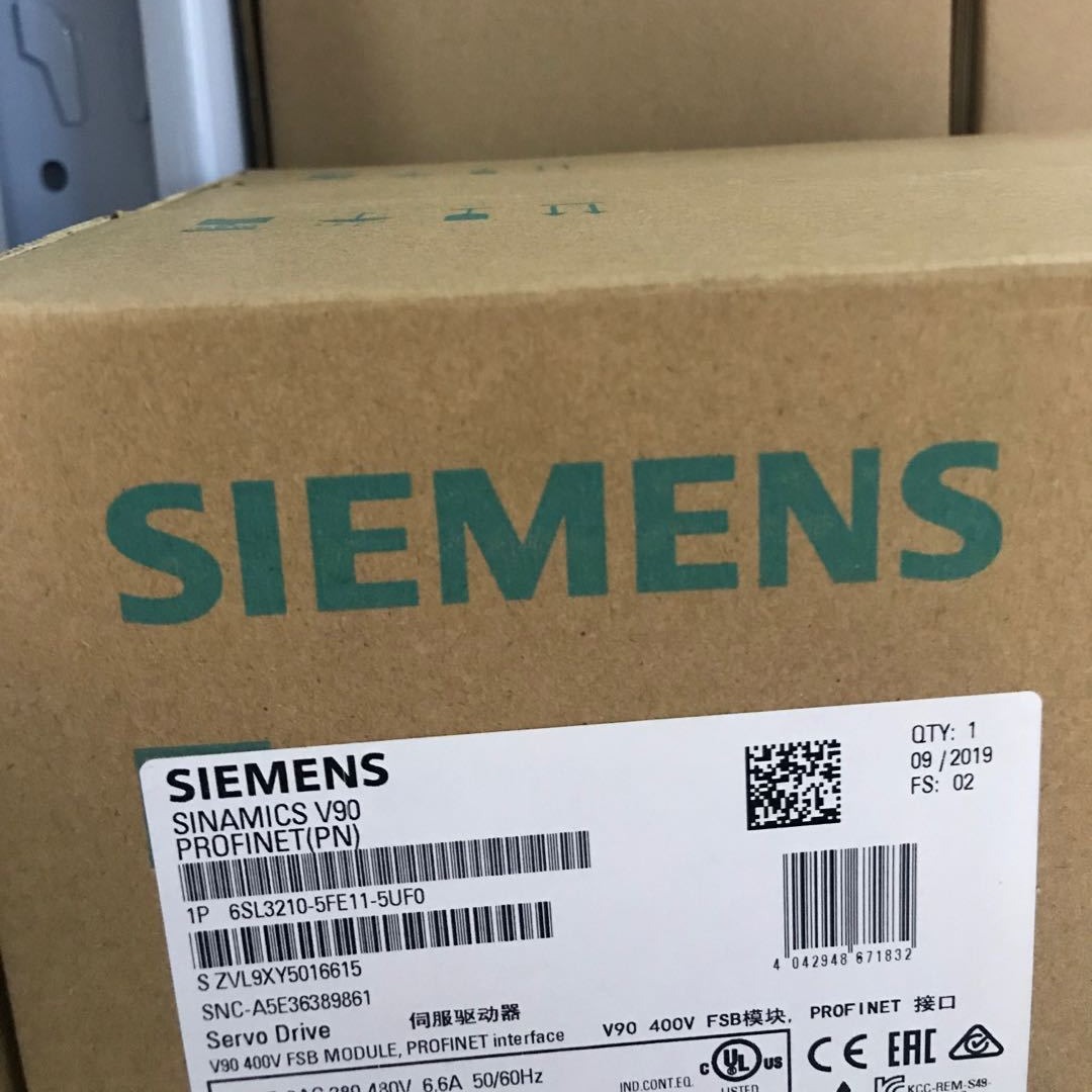 西门子SINAMICS  6SL3210-5FE11-5UF0  V90 400V驱动器外形尺寸外形尺寸 (PN版本)