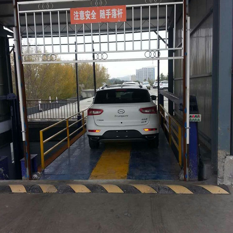 定制汽车举升平台 举升汽车电梯 杭州市启运四柱举升机