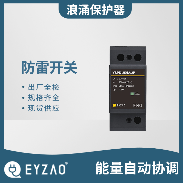 专业电涌保护器生产商 现场仪表浪涌保护器的选型 EYZAO/易造可按项目需求定制 电源防雷器厂家直销图片