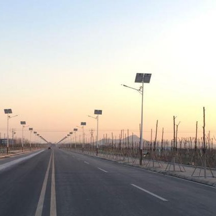 乾旭照明厂区太阳能路灯 5米6米50w新农村高杆太阳能路灯 7米太阳能路灯