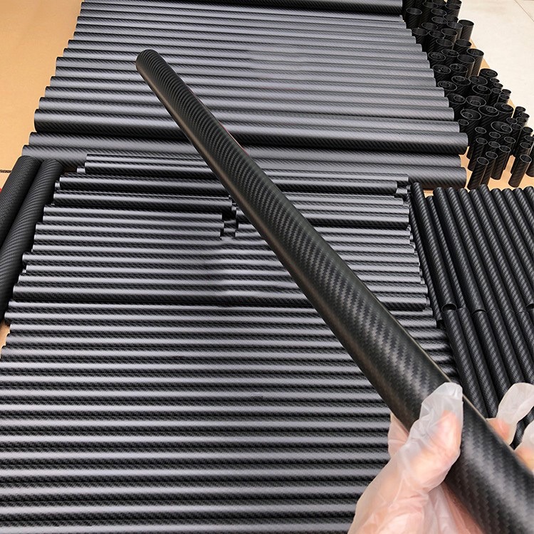 碳纤维管加工 全碳斜纹亮光哑光 纤维卷管定制