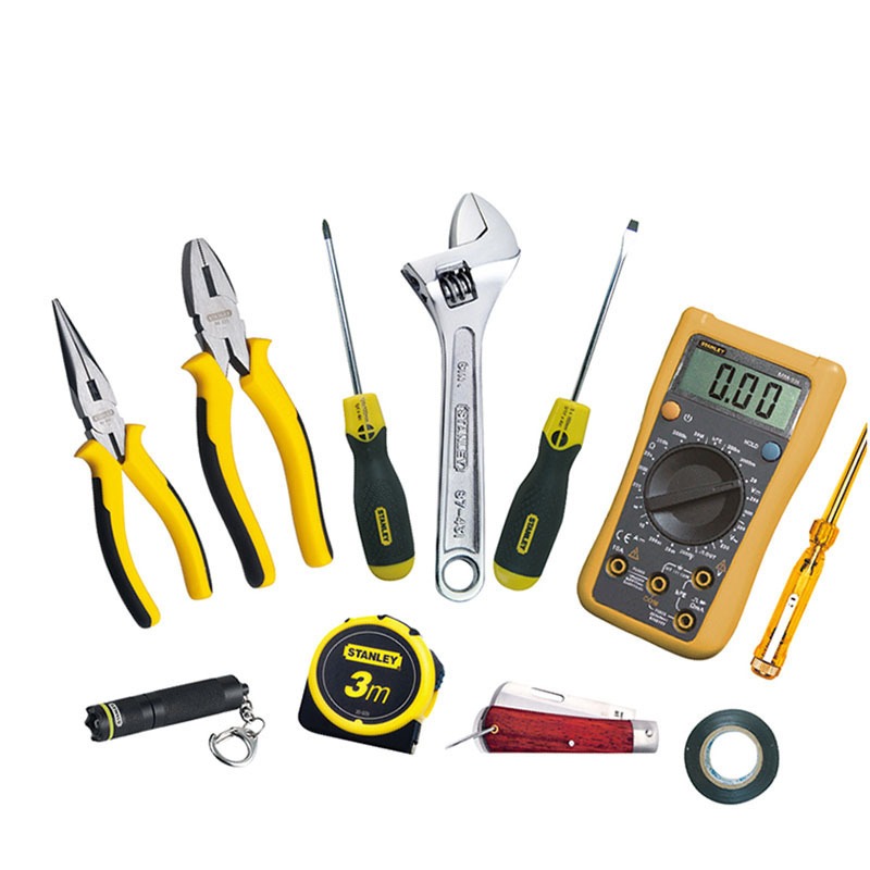 史丹利工具11件电工工具组套多功能维修套装万用表电工刀92-004-1-23    STANLEY工具