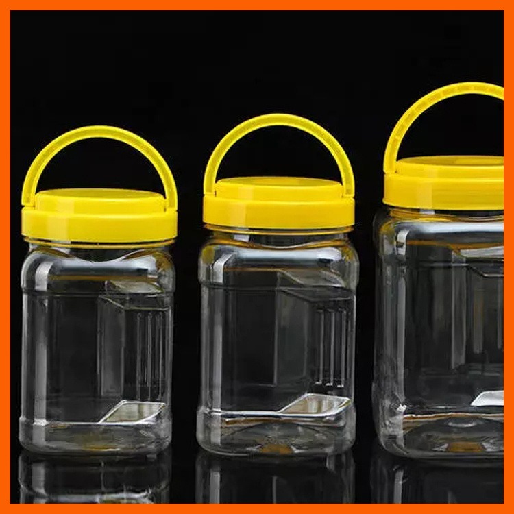 花茶茶叶包装瓶 博傲塑料 大口径塑料食品罐 加工透明食品罐