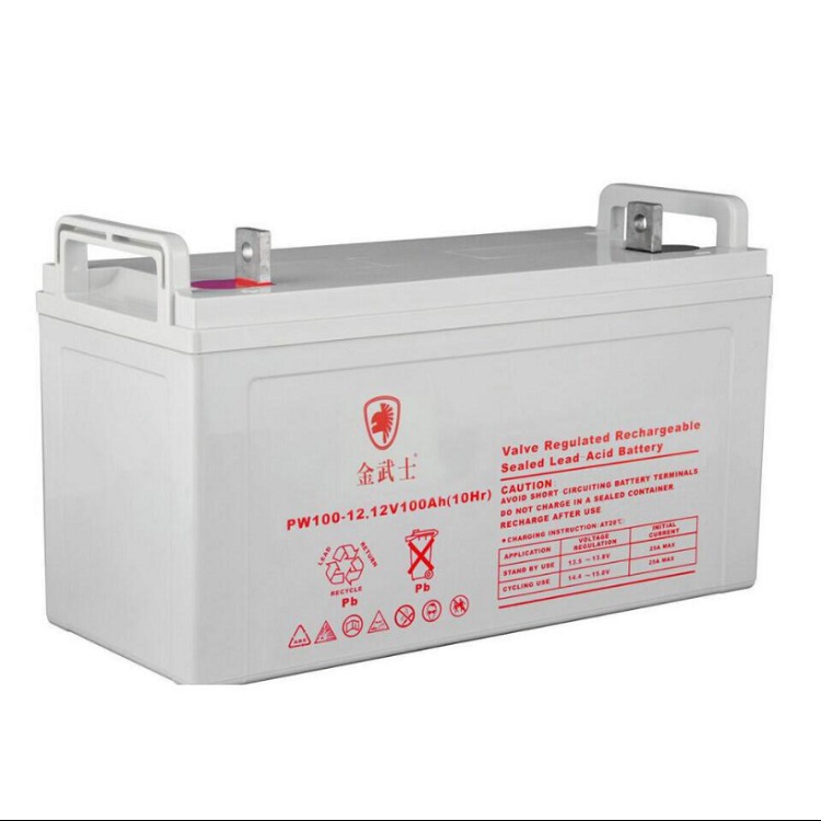金武士蓄电池PW100-12铅酸免维护12V100AH直流屏UPS/EPS应急电源