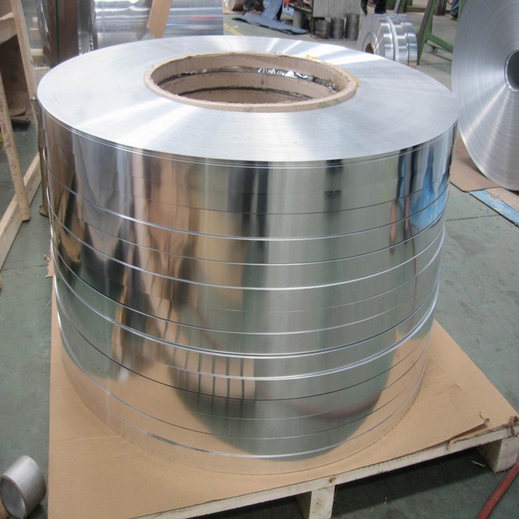 鲁剑供应 1060/3003材质铝带定制 铝卷板开平分条 宽度按需分条