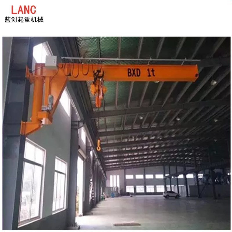 厂家直销工业用电动移动悬臂吊0.5吨立柱式悬臂起重机示例图3