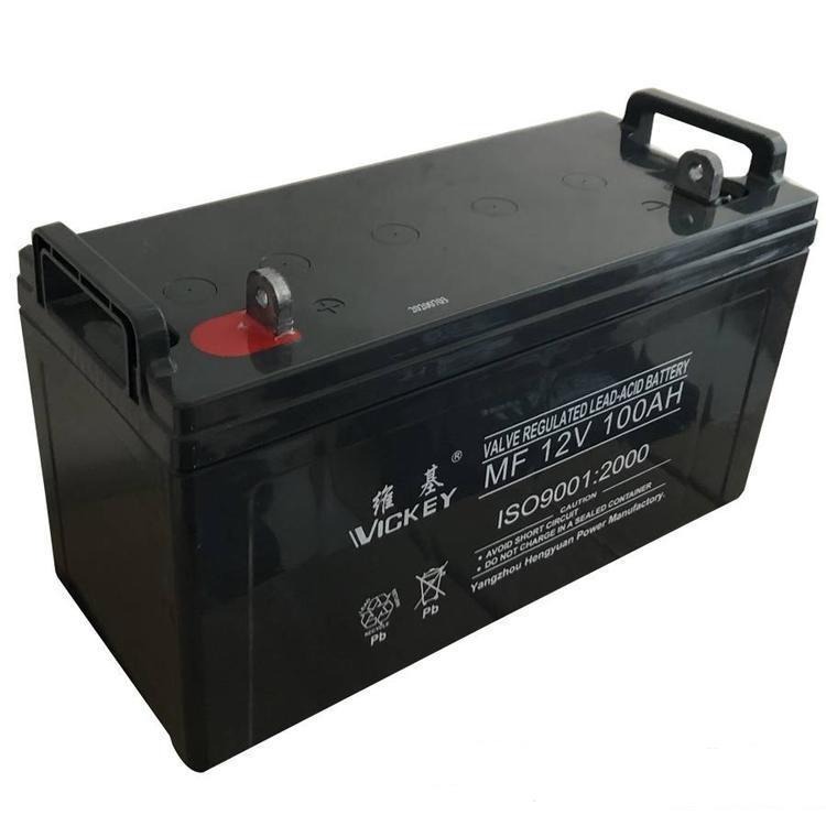 维基蓄电池MF12V100AH铅酸免维护型12V100AH直流屏 UPS电源配套使用