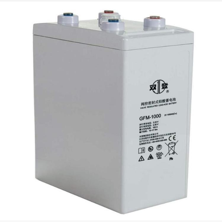 厂家供应 双登蓄电池2V1000AH铅酸免维护阀控式双登电池GFM-1000