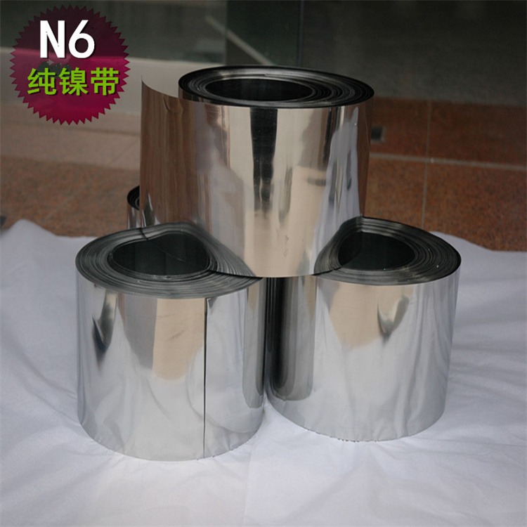 Nickel纯镍带 易焊接 导电 低内阻镍带 科研实验 N6纯镍片 99.9%镍合金薄片图片