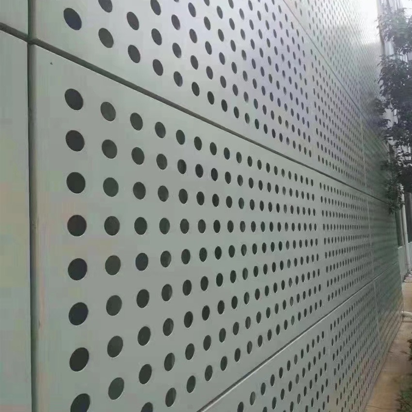 成润干挂外墙铝单板施工方案 3.0mm冲孔铝板定制加工造型 氟碳喷涂