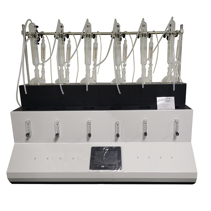 六联二氧化硫蒸馏仪 二氧化硫蒸馏仪 智能一体化蒸馏仪 实验室食品蒸馏器