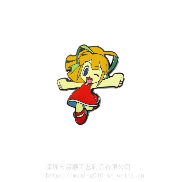 易顺工艺 广州珐琅徽章 异形徽章 现货直销