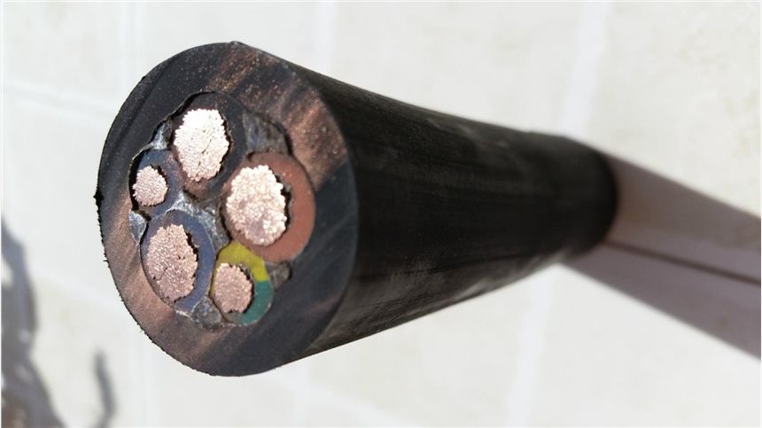 铜芯电力电缆 耐磨耐拉矿用金属屏蔽电缆新型弹性电线
